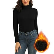 CASSIE LIZ Womens Thermal Tops Long Sleeve Square Neck Shirts Thermal Underwear Tops Base Layer Thermal Shirts