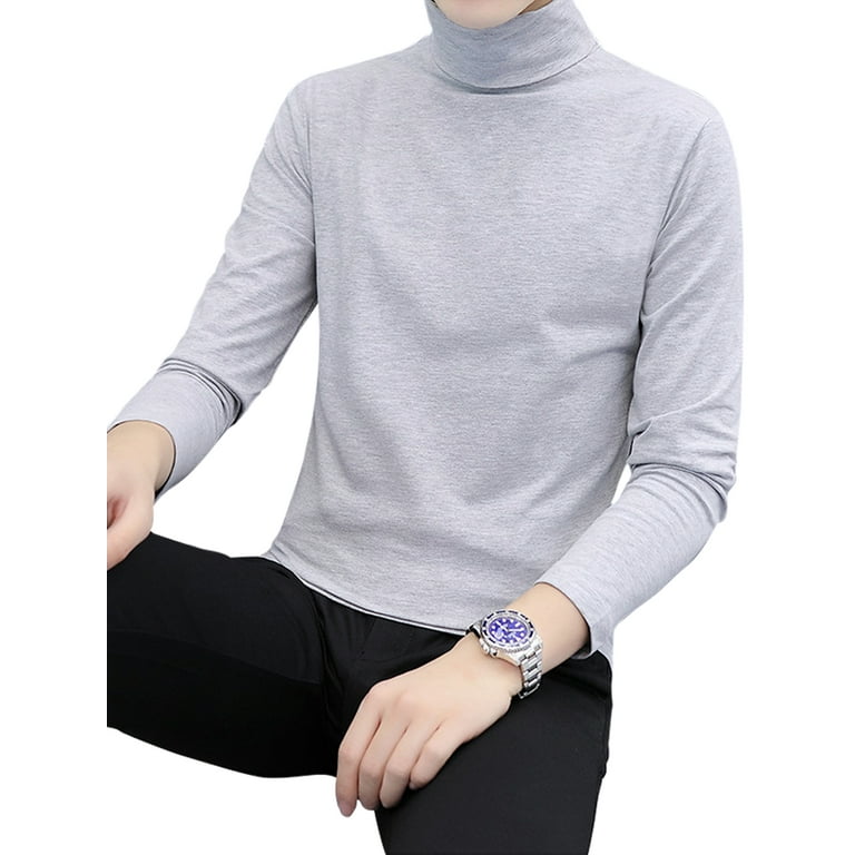 Mens turtleneck shirts walmart on sale