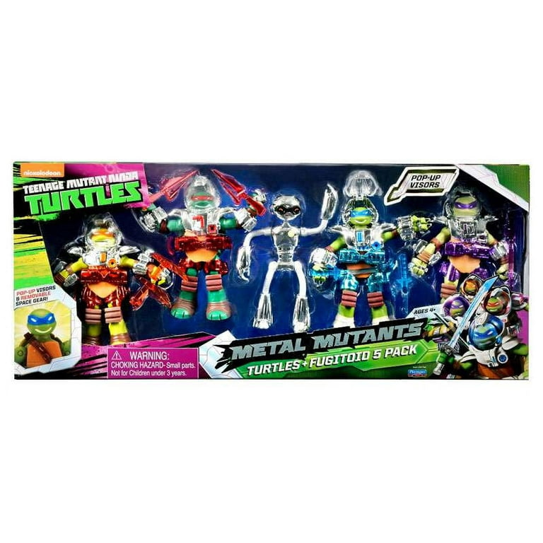 フドウダキング　5体セット Turtles + Fugitoid Action Figure 5-Pack Metal Mutants - Walmart.com