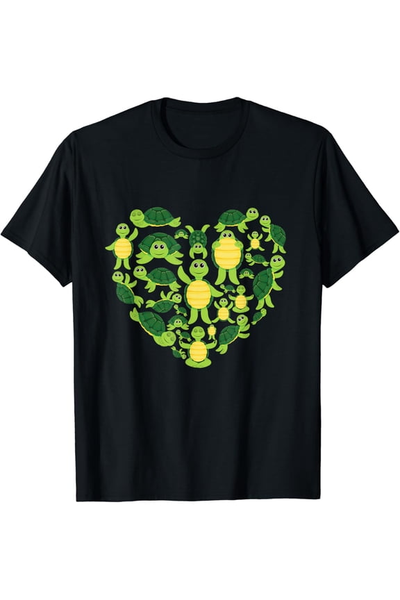 Turtles Heart Loves Sea Turtles Gifts Ocean Animals Men T-Shirt