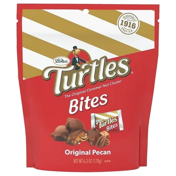 Turtles Pecan Bites Caramel, Milk Chocolate, 6.3 oz