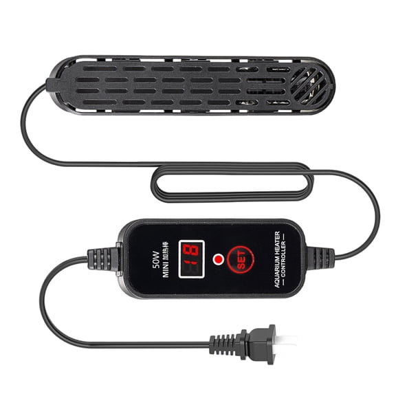 Turtles Tanks Heater Resistant Automatic Temperature Controller Heating Device for Low Water Levels Fishtanks