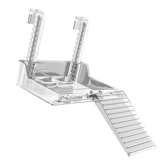 Turtles Tanks Platform Set Adjustable Basking Platform Resting Reptiles Habitat for Tortoises