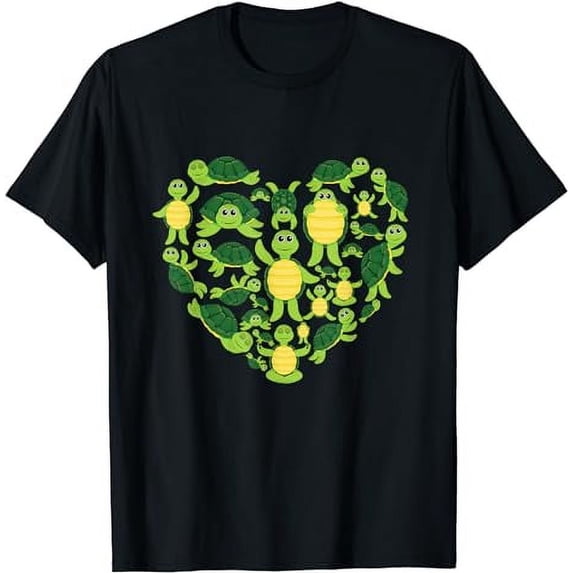 Turtles heart Loves Sea Turtles Gifts Ocean Animals kids men T-Shirt