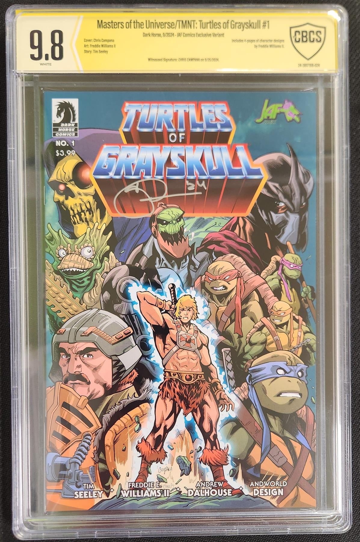 Turtles of Grayskull #1 Dark Horse 2024 CBCS Signa