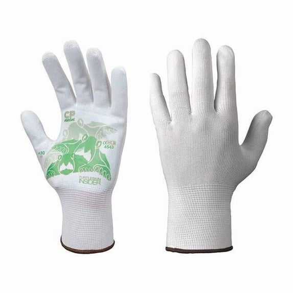 Turtleskin Glove Liners,Nylon/Polyester,M,Wht,PR CPB-430