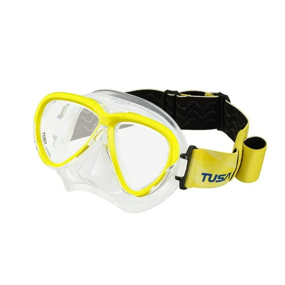Tusa Intega Mask with Fabric Strap Flash Yellow