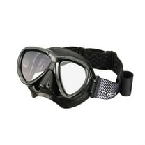 Tusa Intega Mask with Fabric Strap Black Black Silicone