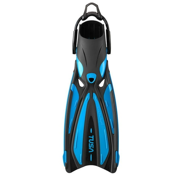 Tusa Solla Fin with Bungee Medium Fish Tail Blue