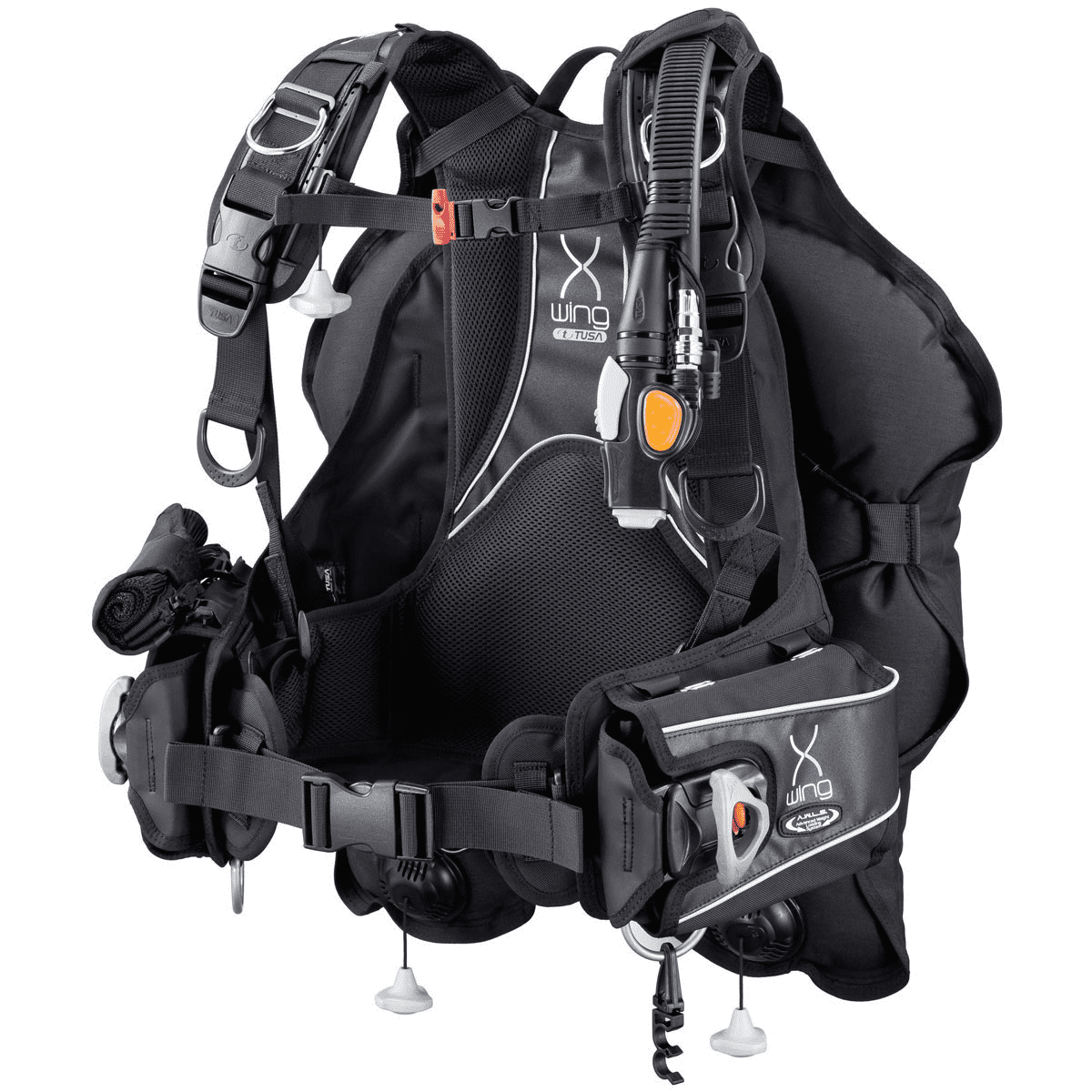 TUSA X-Wing Back Inflate BCD (Black, X-Large) - Walmart.com