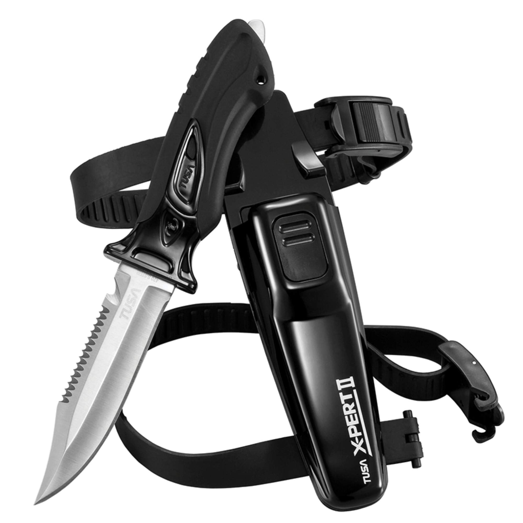 TUSA X-Pert II Drop Point Dive Knife