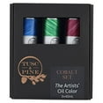 thumbnail image 1 of Tusc & Pine Artist Oil Paint - Cobalt Colors, Set of 3 40 ml, Non-Yellowing, Rich & Creamy Consistency, Maximum Pigment Load, Small Batch Milled Oil Paints Made in the USA for Professional Artists, 1 of 7