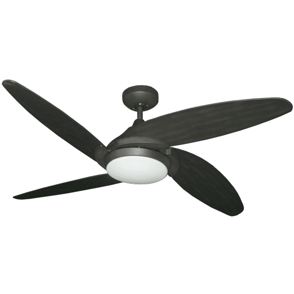 Tuscan 52 in. Oil Rubbed Bronze Ceiling Fan and LED Light with Remote Control