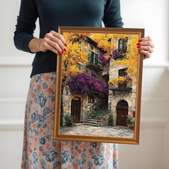 Tuscan Autumn Courtyard Wall Decor