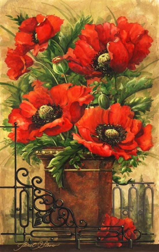 Tuscan Bouquet I Canvas Art - Janet Stever (18 x 28)