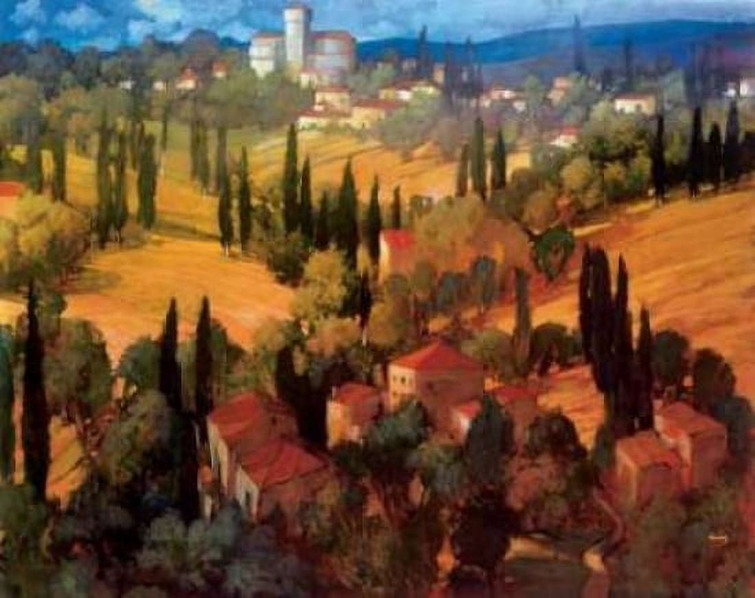 Tuscan Castle Canvas Art - Philip Craig (24 x 30)