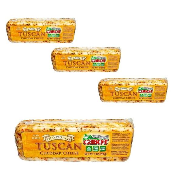 Tuscan Cheddar Cheese, 8 oz. (4 pack)