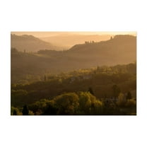 Tuscan Countryside in Autumn 2 - Tuscany Italy Photography Unframed Wall Art Print 5 x 7 inches
