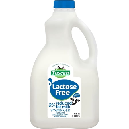 Tuscan Dairy Farms Lactose Free 2% Reduced Fat Milk 96 Fl Oz Carafe