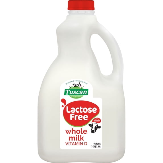 Tuscan Dairy Farms Lactose Free Whole Milk 96 Fl Oz Carafe