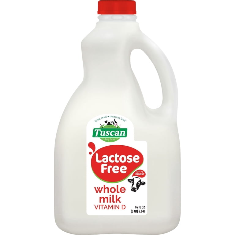 Tuscan Dairy Farms Lactose Free Whole Milk 96 Fl Oz Carafe