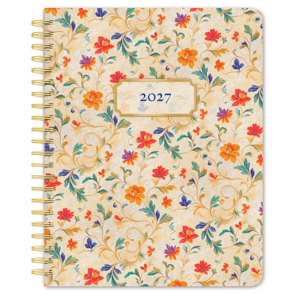 Tuscan Delight | 2027 6x7.75" Desk Planner | Foil Stamped Cover