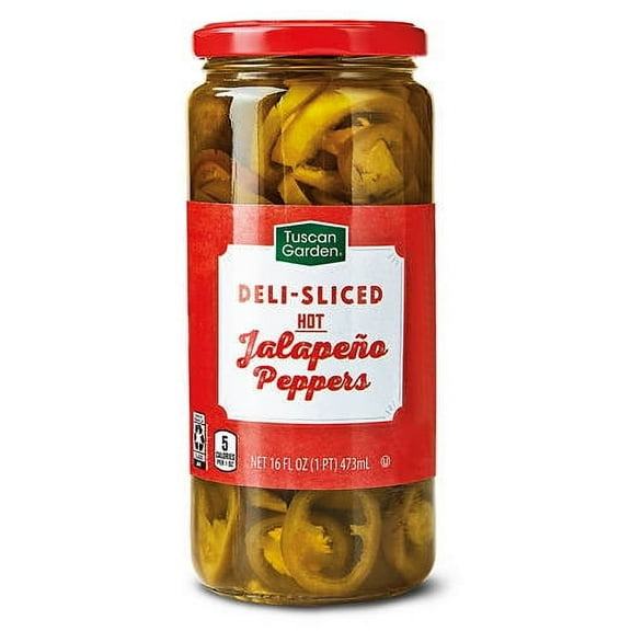 Tuscan Garden Deli-Sliced Jalapeno Peppers, 16 fl oz
