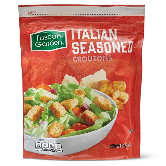 Tuscan Garden Italian Seasoned Croutons, 5 oz - (Pack of 2)