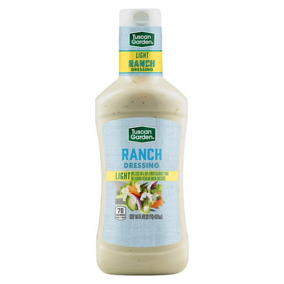 Tuscan Garden Light Ranch Salad Dressing, 16 oz - (Pack of 1)