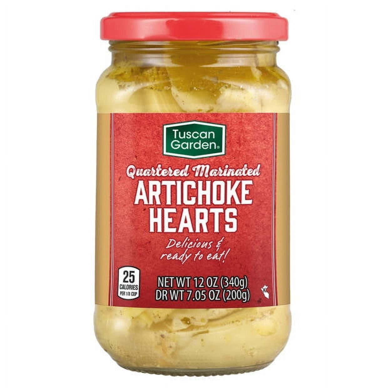 Tuscan Garden Quartered Marinated Artichoke Hearts, 12 oz