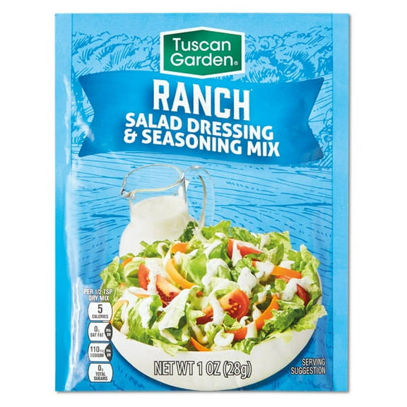 Tuscan Garden Ranch Salad Dressing and Seasoning Mix, 1 oz - (Pack of 2)