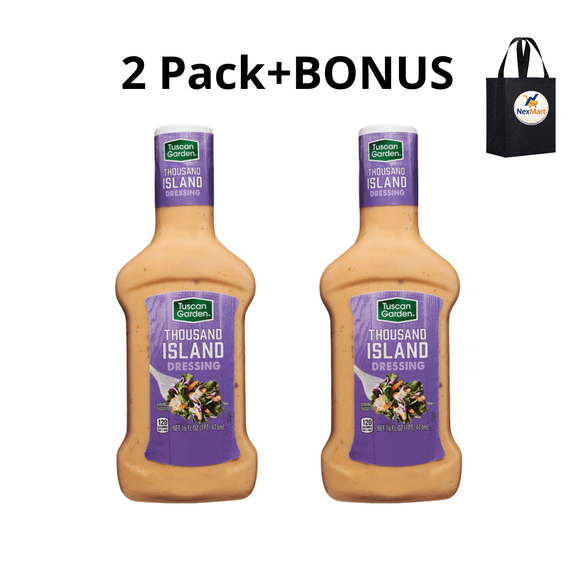 Tuscan Garden Thousand Island Dressing 16 fl oz , 2 Pack + Bonus