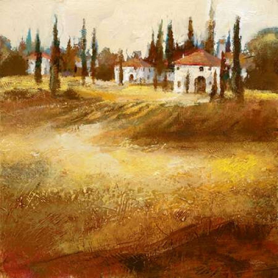 Tuscan Hills Canvas Art - Paul Santiago (24 x 24)