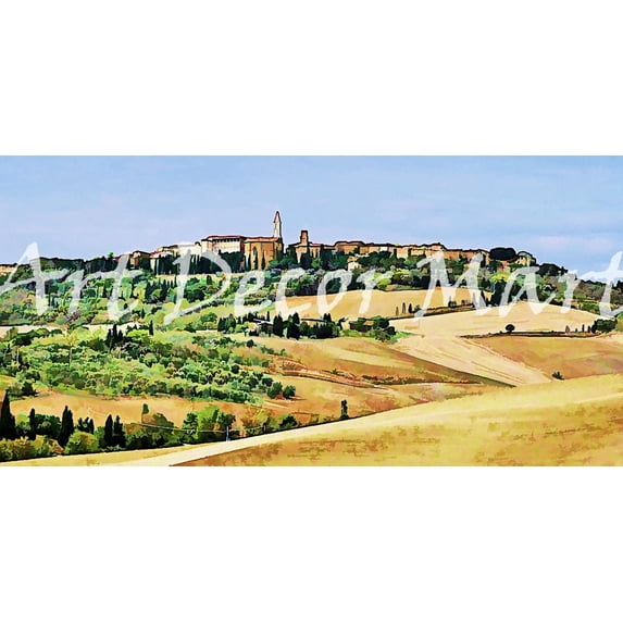 Tuscan Hillside - CANVAS OR FINE PRINT WALL ART