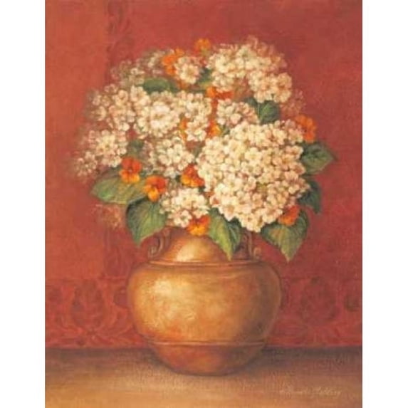 Tuscan Hydrangeas Poster Print by Pamela Gladding