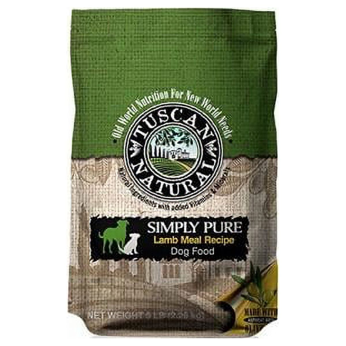 Tuscan Natural Pet Food Simply Pure Lamb Meal Dog Food Recipe