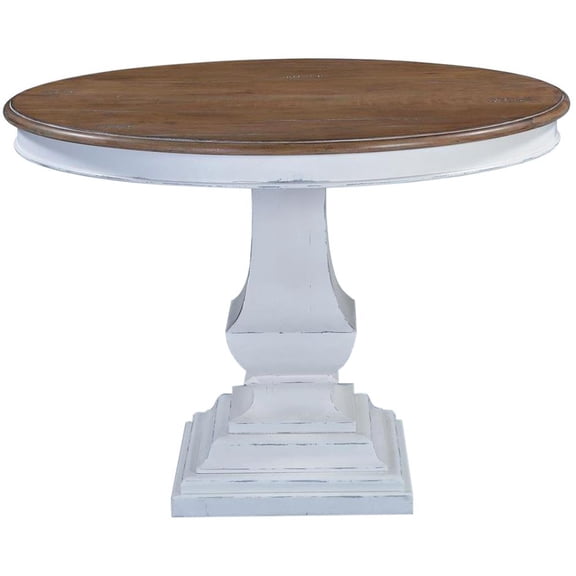 Tuscan Style Solid Wood Round Pastry Table