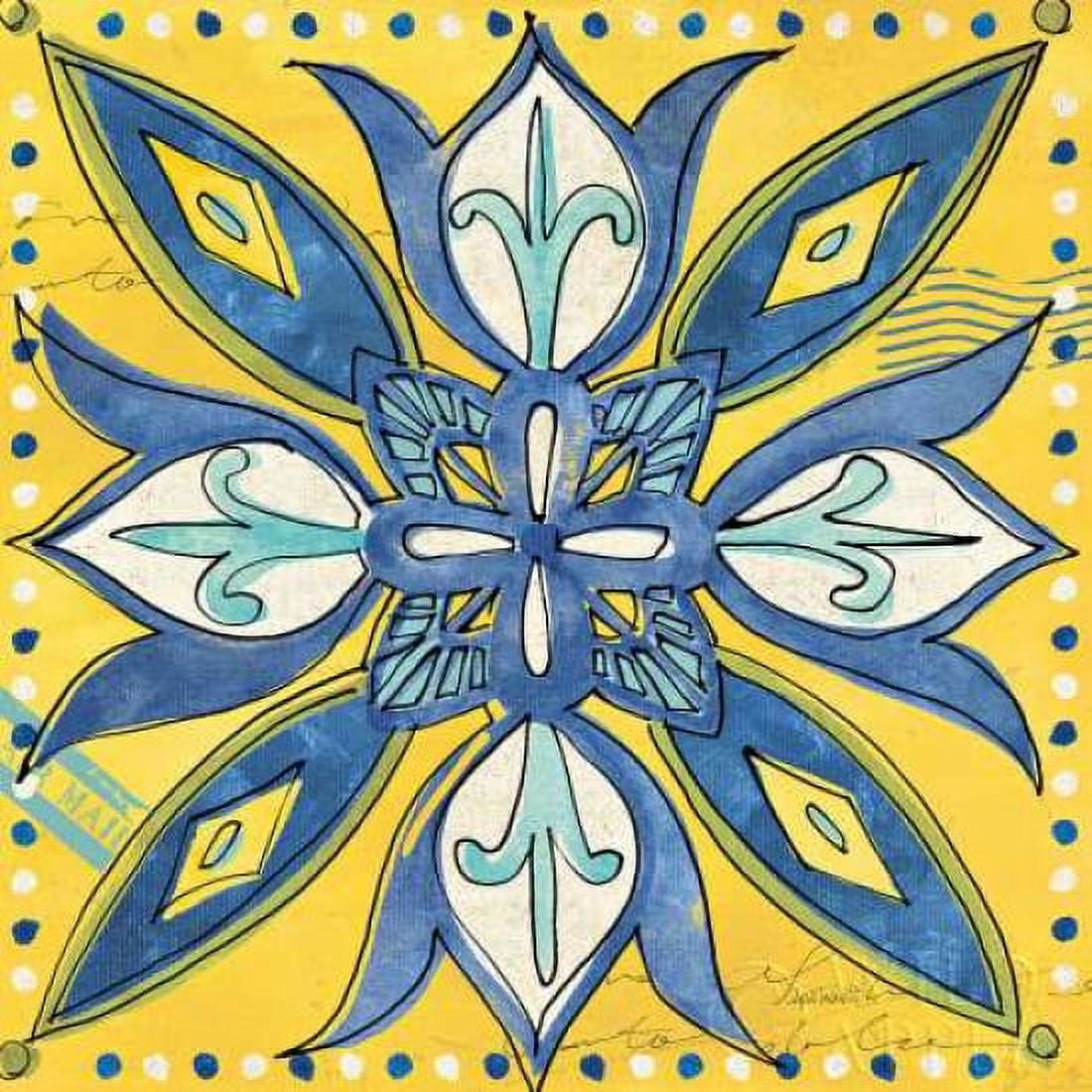 Tuscan Sun Tile II Canvas Art - Anne Tavoletti (24 x 24)