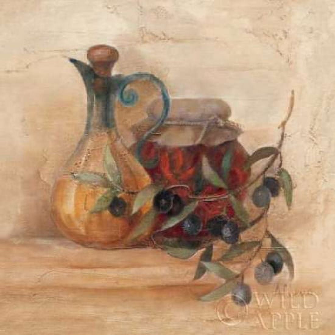 Tuscan Table IV - WAGMay 2008 Wag Line Canvas Art - Albena Hristova (24 x 24)