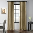 thumbnail image 1 of Tuscan Tan Blackout Faux Silk Taffeta Curtain (1 Panel), Tuscan Tan, 50W X 96L, 1 of 6