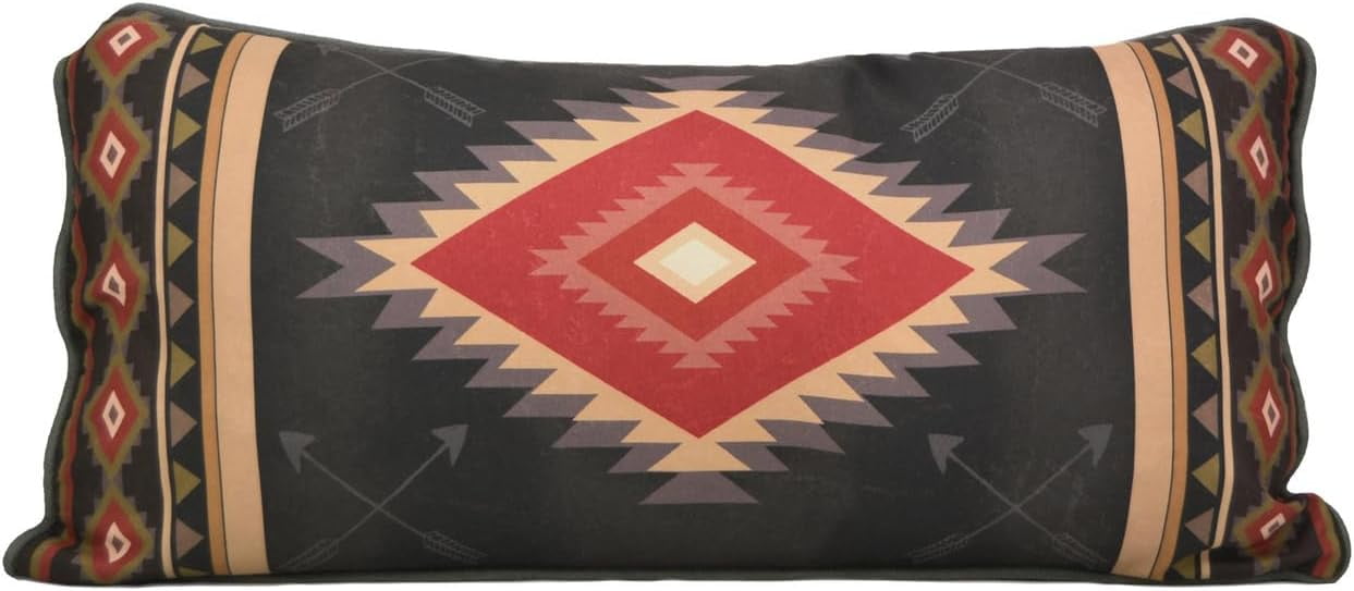Southwest Diamond Motif Rectangular Decorative Pillow