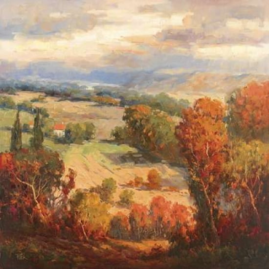 Tuscan View Canvas Art - K Park (24 x 24)
