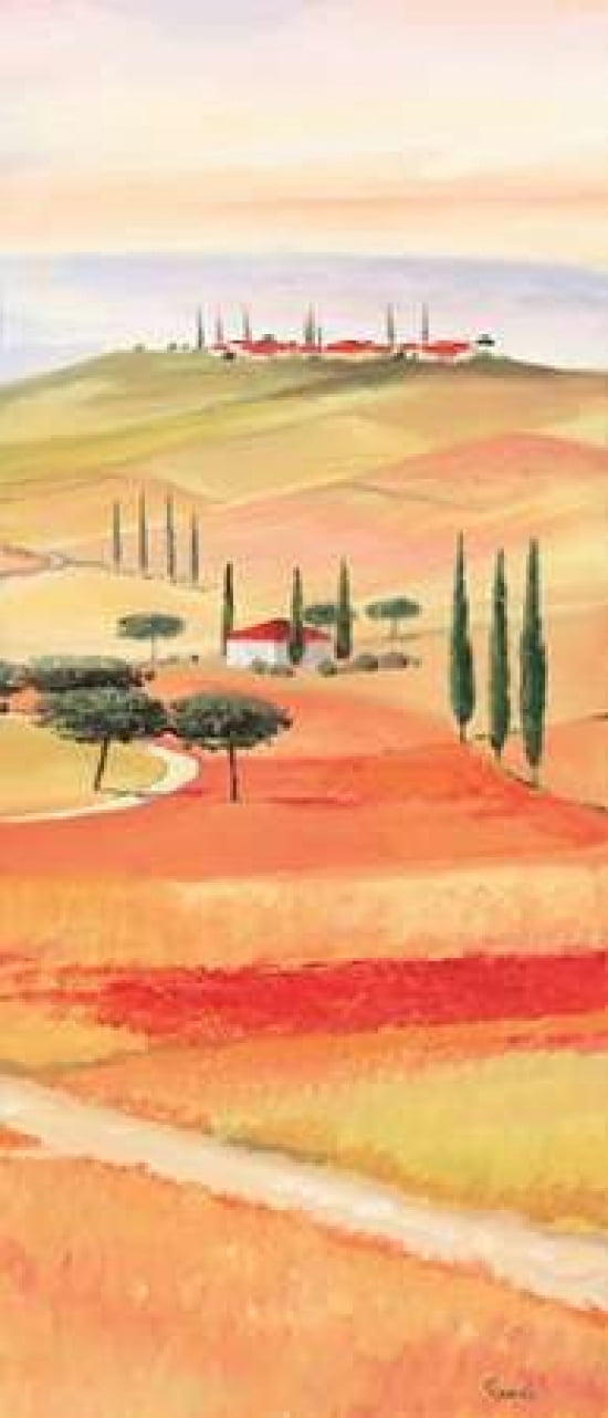 Tuscan Village III Canvas Art - Renee (10 x 20)