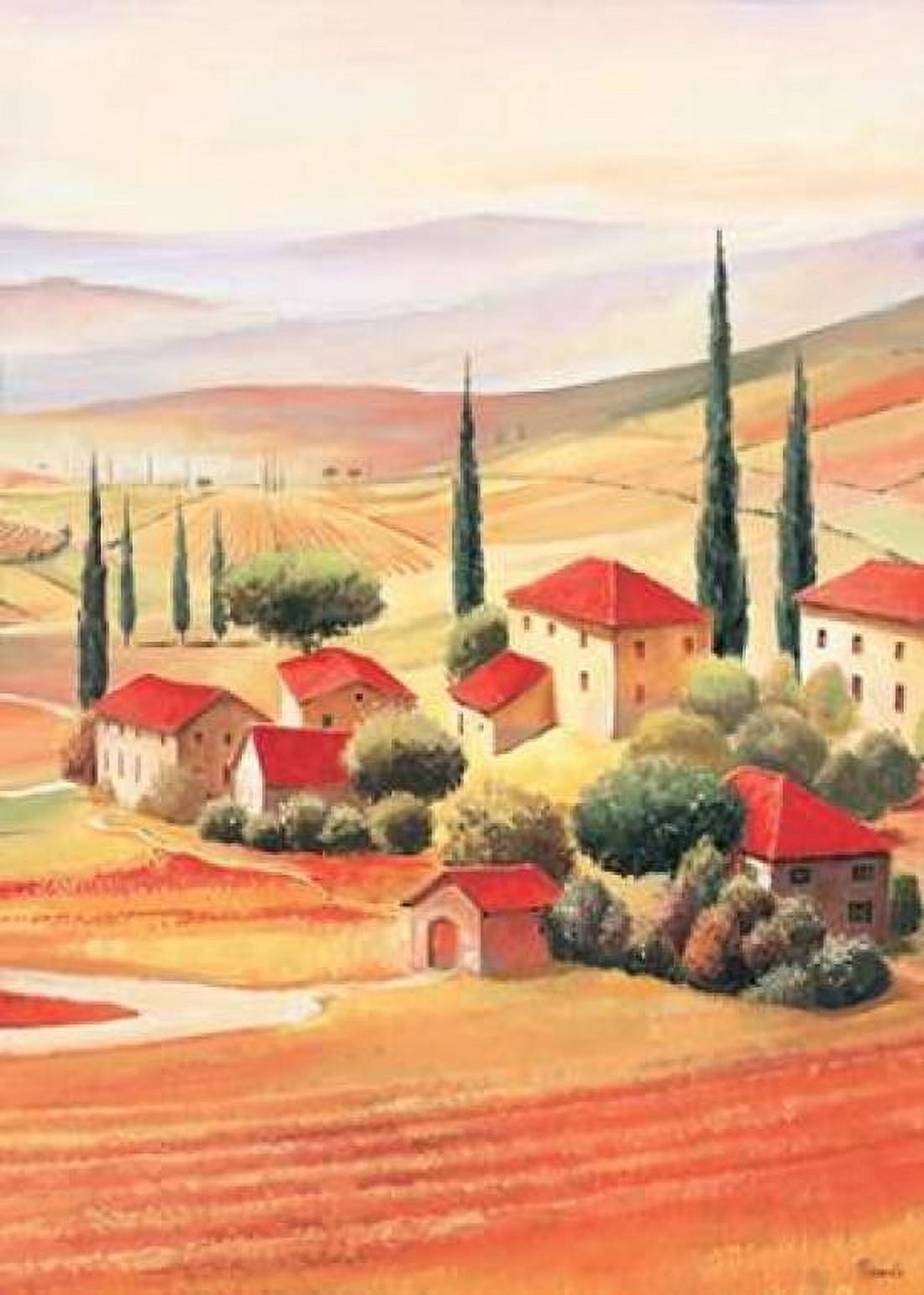 Tuscan Village V Canvas Art - Renee (20 x 28)