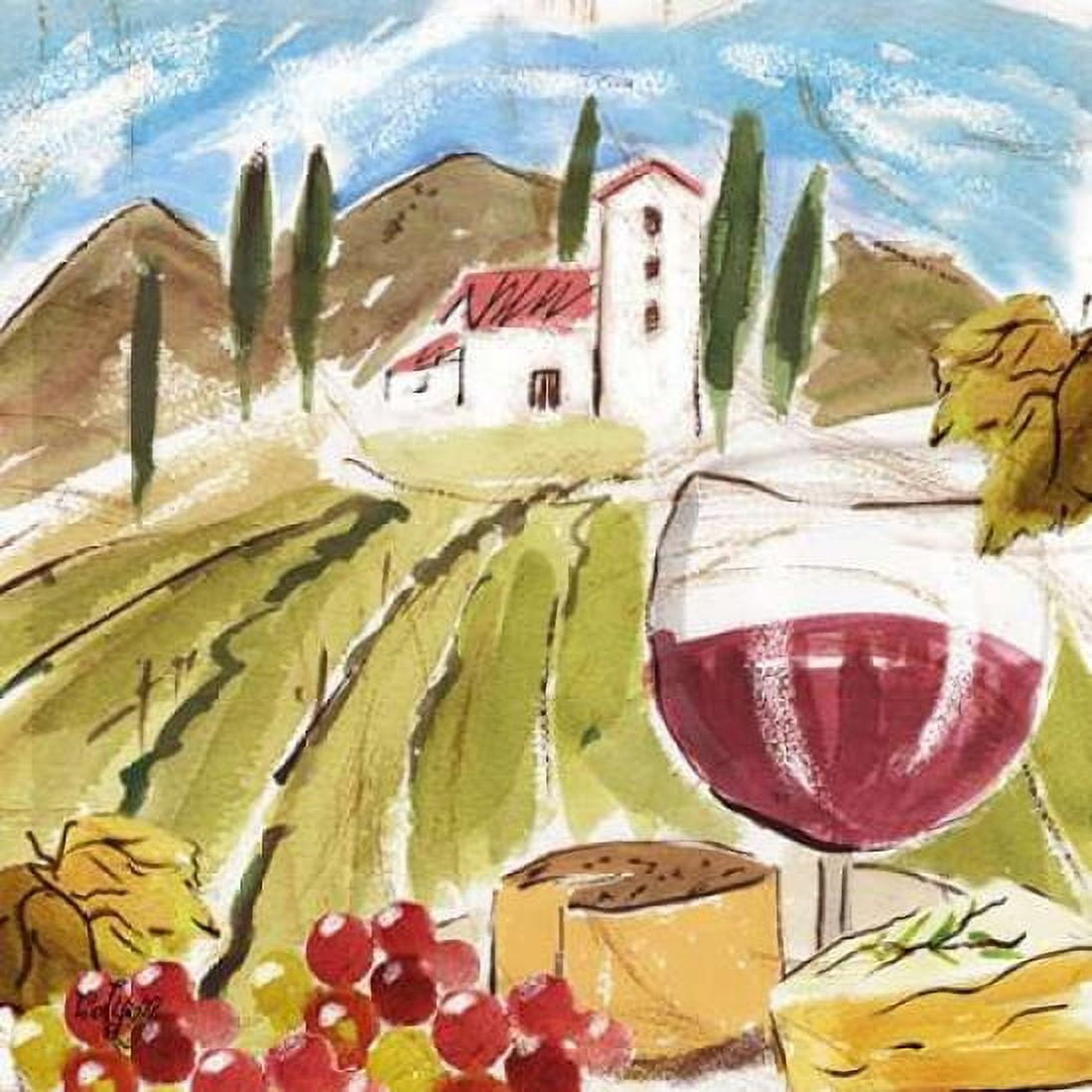 Tuscan Watercolor IV Canvas Art - Rebecca Lyon (24 x 24)