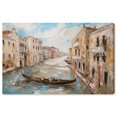 thumbnail image 1 of Tuscan Waterway Canvas Coastal Classic Art by Art Remedy, Gallery Wrapped, 24" x 16", 1 of 7