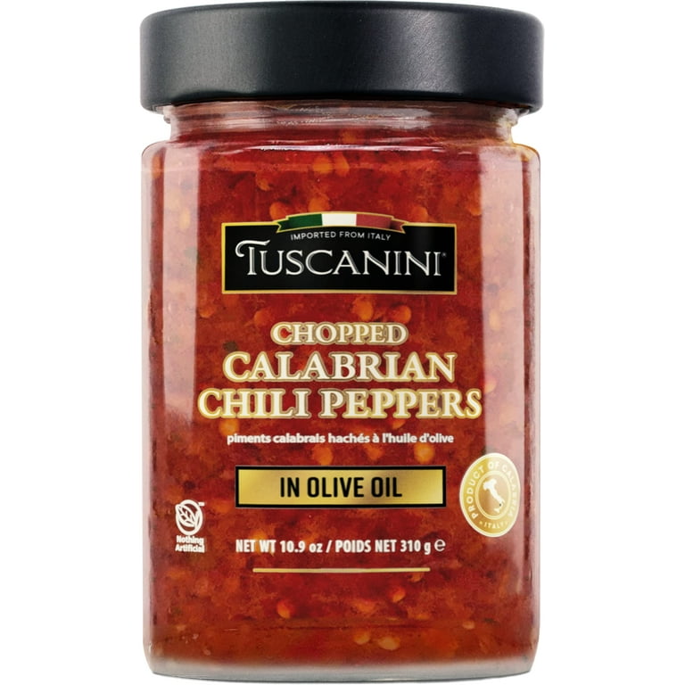 https://i5.walmartimages.com/seo/Tuscanini-Premium-Chopped-Calabrian-Chili-Peppers-In-Olive-Oil-9-2Oz-Just-3-Ingredients-All-Natural-Nothing-Artificial-Product-Of-Italy-Kosher_f01459ae-a620-4e66-9ed4-4b5fc24bab45.0396cf339ca046d669d43d374db62874.jpeg?odnHeight=768&odnWidth=768&odnBg=FFFFFF