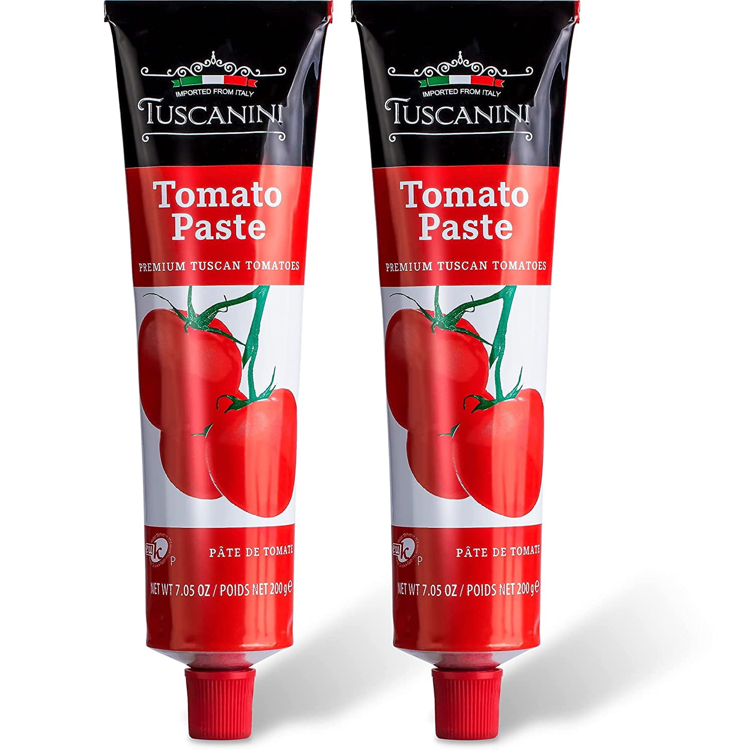 TUSCANINI Double Concentrated Tomato Paste Tube 7.5oz Made with