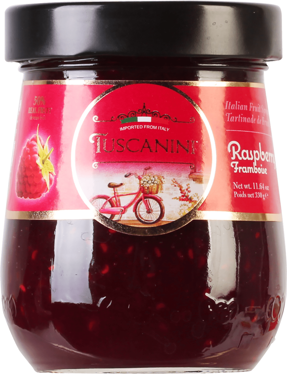 Tuscanini Raspberry Fruit Spread Preserves 11.64 oz (pack of 3)