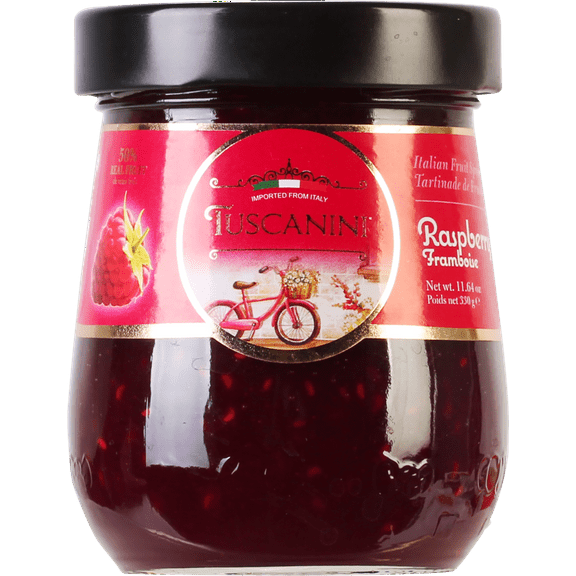 Tuscanini Raspberry Fruit Spread Preserves 11.64 oz (pack of 3)